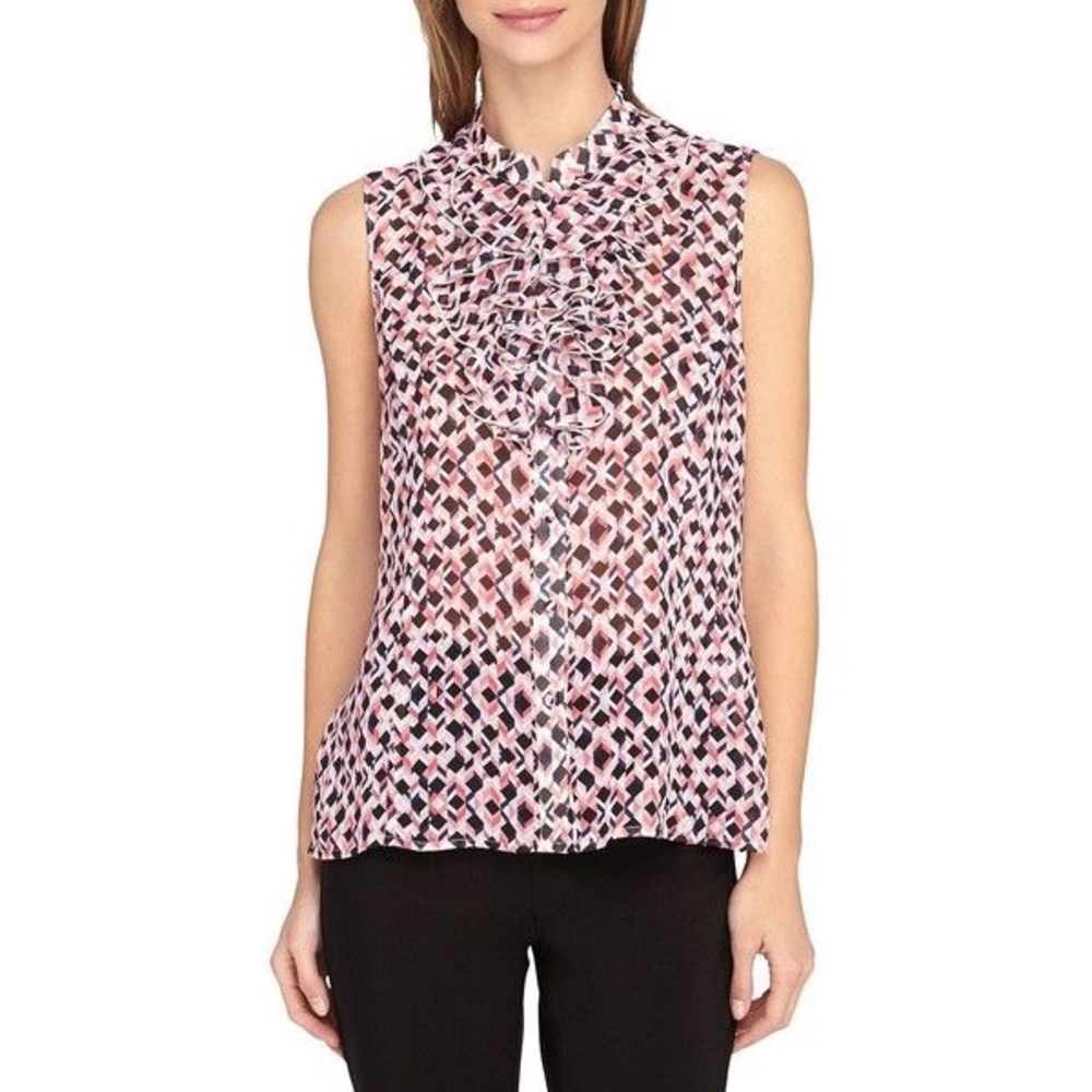 Tahari Arthur Levine Sleeveless Petite Large